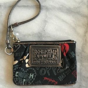 Coach Poppy Wristlet